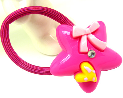 新款韩版 时尚发饰 可爱卡通星星扎头绳 头扎发扎 正品可爱头饰