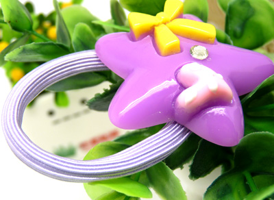 新款韩版 时尚发饰 可爱卡通星星扎头绳 头扎发扎 正品可爱头饰