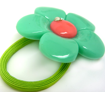 韩版新款发饰 头圈发圈女孩头饰 可爱卡通花瓣头扎 时尚镶钻头饰