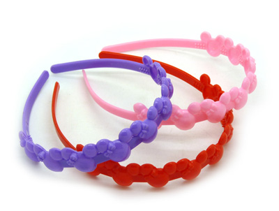 韩国饰品糖果色塑料宽边发箍 亚克力米奇发箍 -卡通发卡