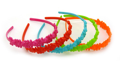 韩国饰品糖果色塑料宽边细边发箍 时尚卡通米奇发箍 -米奇发卡