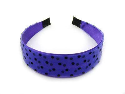 学生潮流发饰发箍 圆点头箍 波点宽发卡布艺女头饰 -宽发卡