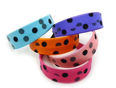 学生潮流发饰发箍 圆点头箍 波点宽发卡布艺女头饰 -宽发卡