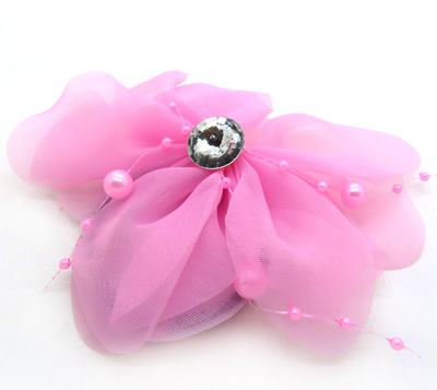 韩国发饰头饰 爱心款布艺发圈  蕾丝发绳头绳头花