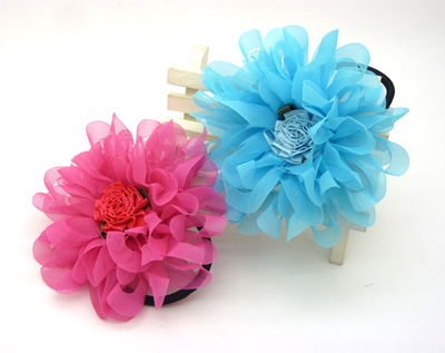 皮筋发饰发圈 蕾丝时尚韩版卡通盘发头绳 珍珠菊花头花头饰 镶钻发绳发饰品