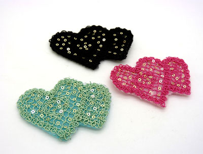 韩版贴花刘海贴 万能魔法发饰魔术粘 亮片碎发贴 -加厚魔法帖