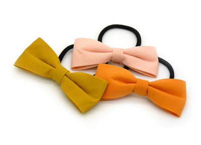 头绳发绳发圈韩版发饰头饰 可爱蝴蝶结橡皮筋 布艺头饰 -蝴蝶结皮筋