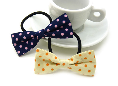 头绳发绳发圈韩版发饰头饰 可爱蝴蝶结橡皮筋 布艺头饰 -蝴蝶结皮筋