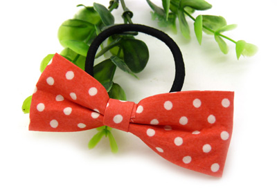 头绳发绳发圈韩版发饰头饰 可爱蝴蝶结橡皮筋 布艺头饰 -蝴蝶结皮筋