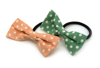 头绳发绳发圈韩版发饰头饰 可爱蝴蝶结橡皮筋 布艺头饰 -蝴蝶结皮筋