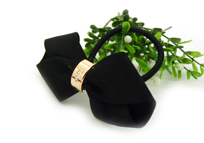 时尚原创发饰品头饰 甜美可爱宽蝴蝶结发圈头绳 -头花皮筋