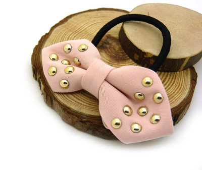 欧美时尚头饰 头花蝴蝶结发绳  女清新皮筋 -发圈蝴蝶结