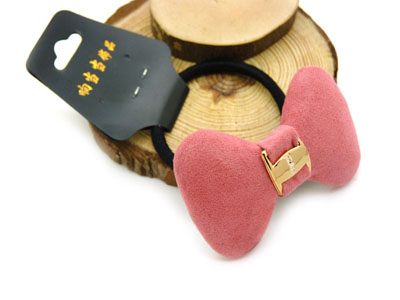 女士时尚布艺蝴蝶结发绳发圈头花 学生发饰头饰 -发圈发绳