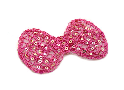 韩版可爱万能魔法帖 蝴蝶结亮片无痕刘海帖发饰头饰 -万能魔法帖