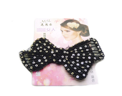 韩版可爱万能魔法帖 蝴蝶结亮片无痕刘海帖发饰头饰 -万能魔法帖