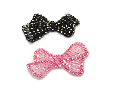 韩版可爱万能魔法帖 蝴蝶结亮片无痕刘海帖发饰头饰 -万能魔法帖