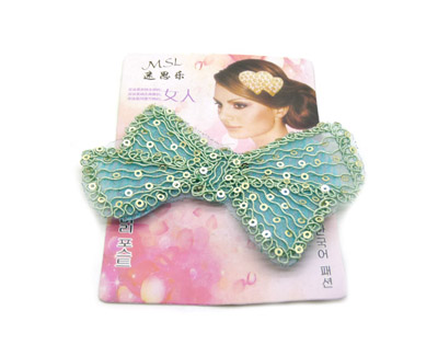 韩版可爱万能魔法帖 蝴蝶结亮片无痕刘海帖发饰头饰 -万能魔法帖