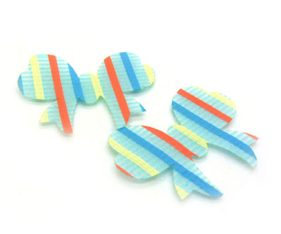 盘发饰品 韩国魔法贴留海贴 发帖蝴蝶 儿童发饰发帖 -两个装魔法帖