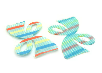 盘发饰品 韩国魔法贴留海贴 发帖蝴蝶 儿童发饰发帖 -两个装魔法帖