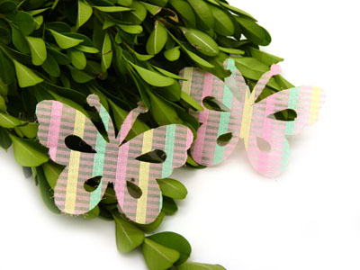 盘发饰品 韩国魔法贴留海贴 发帖蝴蝶 儿童发饰发帖 -两个装魔法帖