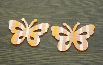 盘发饰品 韩国魔法贴留海贴 发帖蝴蝶 儿童发饰发帖 -两个装魔法帖