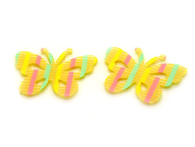 盘发饰品 韩国魔法贴留海贴 发帖蝴蝶 儿童发饰发帖 -两个装魔法帖