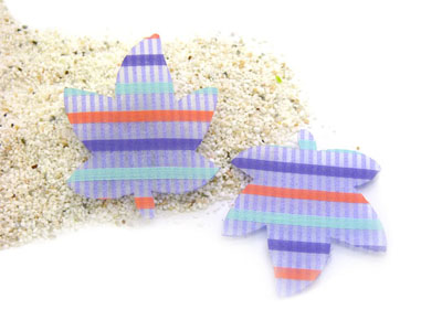 韩版时尚发粘发贴 可爱海星发粘 固定头发 -卡通刘海贴2个装