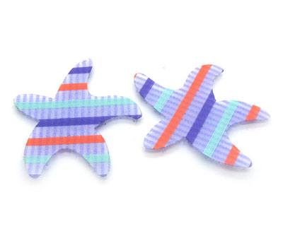 韩版时尚发粘发贴 可爱海星发粘 固定头发 -卡通刘海贴2个装