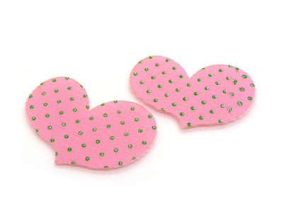 韩版头饰配饰女 发饰儿童刘海贴可爱魔术贴 简单心型发帖碎发贴 -魔法贴2支装