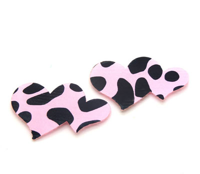 韩版头饰配饰女 发饰儿童刘海贴可爱魔术贴 简单心型发帖碎发贴 -魔法贴2支装