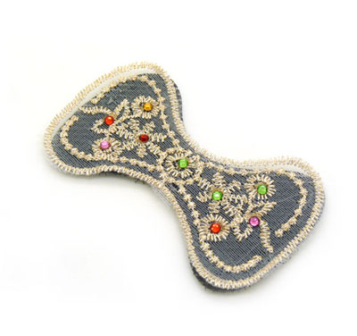 韩版原创蕾丝镶钻发夹花朵魔法贴 发饰发贴帖无痕发粘头饰