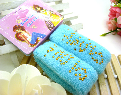 2012最新款高档发饰点点水钻  无接缝头绳不伤发 高弹力发圈发绳饰品