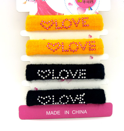 强拉不断糖果彩色黑色皮筋  蝴蝶结弹力橡皮筋