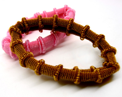 热销出口韩版高弹性发饰品 发圈发绳头绳皮筋头饰 竹节皮筋