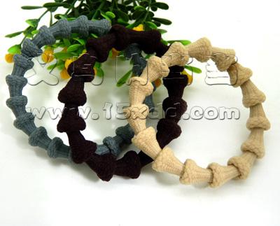 新款韩国品质时尚高弹性竹节扎头绳发绳皮筋 喇叭发圈发饰头饰韩版