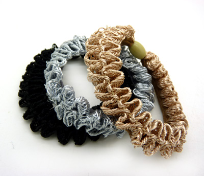 新款韩国优质时尚高弹性褶皱扎头绳 发绳皮筋发圈发饰头饰韩版 呢绒头绳