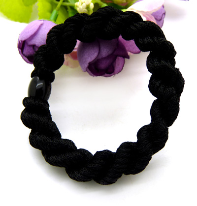 新款韩国时尚高弹性麻花扎头绳 发绳皮筋麻绳发圈 时尚发饰头饰韩版女饰品