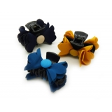 韩版新款发饰头饰品 经典布艺蝴蝶结发夹子发抓夹发卡对夹 -爪夹