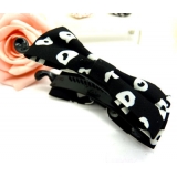 2013韩版竖夹香蕉夹印花蝴蝶结花点发饰头饰品发夹发卡秋冬 香蕉夹