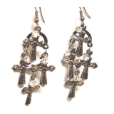 时尚十字架之恋/耳环