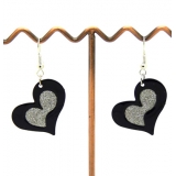 欧美流行耳饰 菱形水滴桃心耳环 时尚个性美女式磨砂耳坠