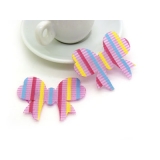 盘发饰品 韩国魔法贴留海贴 发帖蝴蝶 儿童发饰发帖 -两个装魔法帖