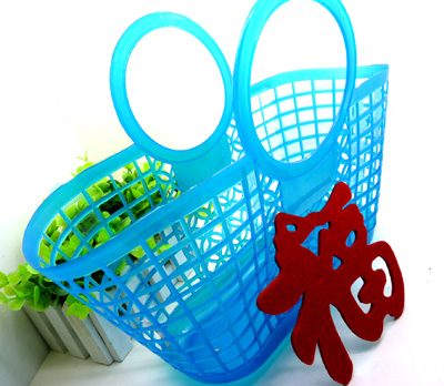 洗澡篮/洗菜篮子/塑料筛子/手提蓝