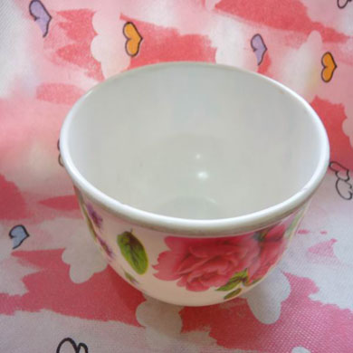 日韩环保密胺B1-07白花碗