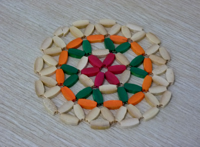 餐垫 杯垫 防烫垫 隔热垫  锅垫 碗垫-圆竹碗垫