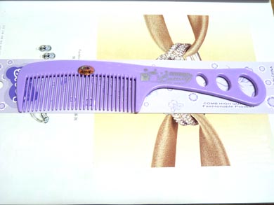 时尚印花耐热密齿梳（2743）