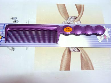 时尚精品珠光防静电梳（786#）