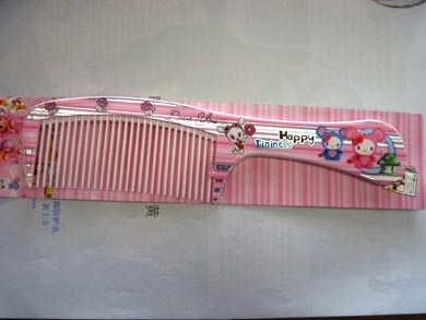 可爱木纹卡通梳（9913）