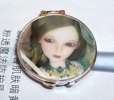 可爱立体小圆镜