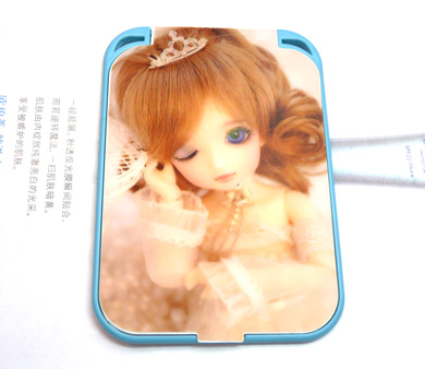 卡通立体长方镜带梳（333）